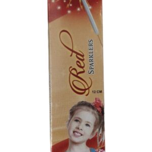 12CM RED COLOUR SPARKLERS 10PCS