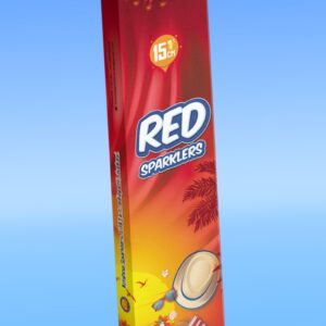 12.15cm Red Sparklers 10 pcs