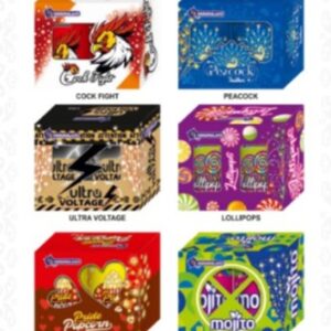91. Thirumala’s Mojito Cock Fight High Voltage Peacock Lollipop - 2 pcs - 1Box