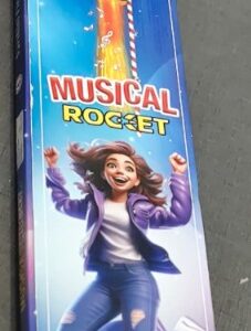 57. Varshini Whizzling Rocket - 5 pcs - 1Box